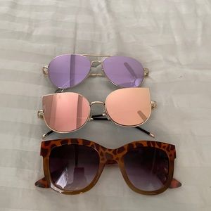 Collection: colored aviator / animal print shades